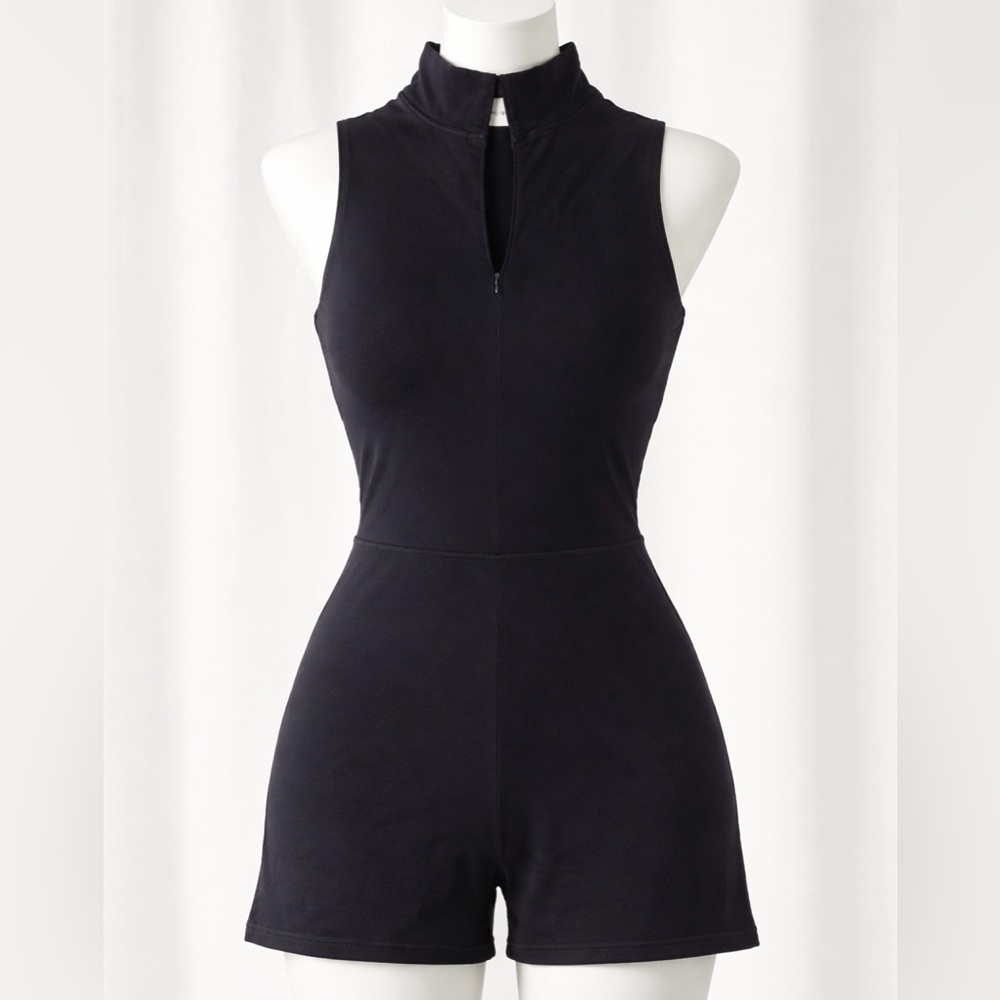 Aritzia Black Sleeveless Jumpsuit